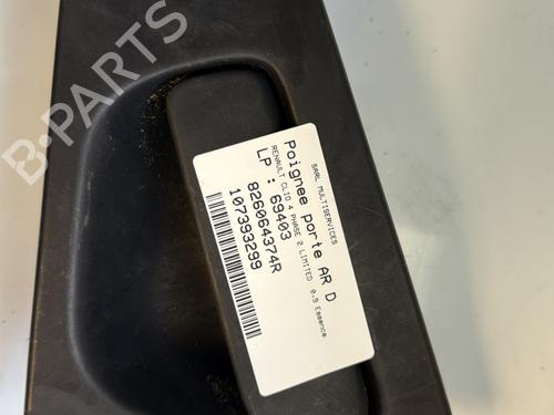 Used Rear right exterior door handle RENAULT CLIO IV (BH_) 0.9 TCe 90 (BHNF, BHMA, BHMH, BHJK, BHJR) (90 hp) 26617642