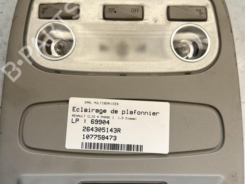 Used Interior roof light RENAULT CLIO IV (BH_) 1.5 dCi 75 (75 hp) 26892697