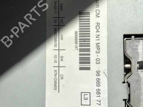 Radio PEUGEOT PARTNER Box Body/MPV 1.6 HDi | BP28026008E6