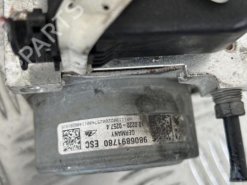 Used ABS pump PEUGEOT 208 I (CA_, CC_) 1.2 VTI 82 (82 hp) 21338404