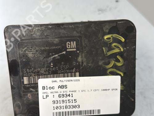 Used ABS pump OPEL ASTRA H GTC (A04) 1.7 CDTi (L08) (101 hp) 24433591