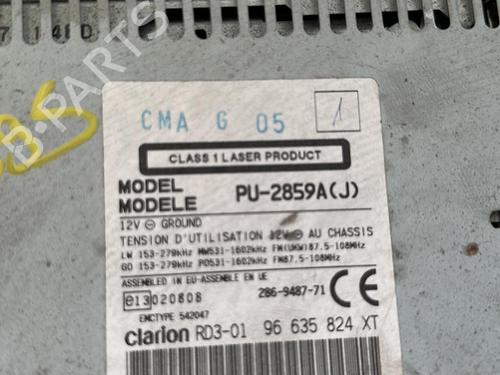 Radio CITROËN BERLINGO / BERLINGO FIRST Box Body/MPV (M_) 1.6 HDI 75 (MB9HW) | BP21348789E6 
