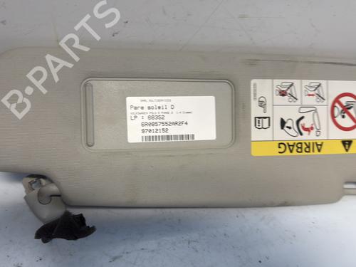 Used Right sun visor VW POLO V (6R1, 6C1) 1.4 TDI (90 hp) 21797596