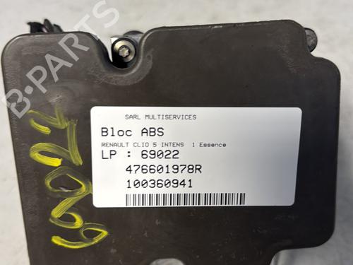 Used ABS pump RENAULT CLIO V (B7_) 1.0 TCe 90 (B7MT) (91 hp) 23797626