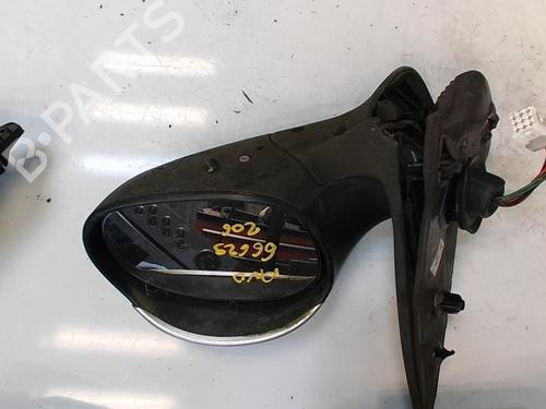 Right mirror PEUGEOT 206 Hatchback (2A/C) 1.4 HDi eco 70 | BP21344441C27 