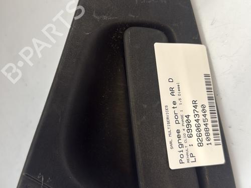 Høyre bak utvendig håndtak RENAULT CLIO IV (BH_) 1.5 dCi 75 (75 hp) 27343606