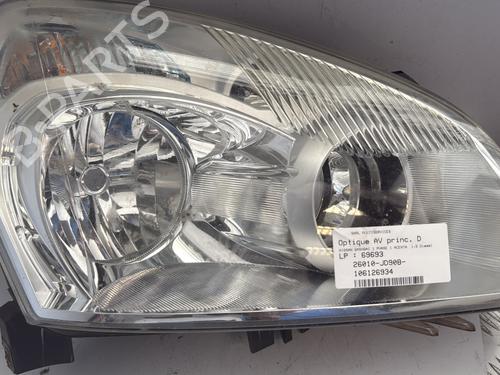 Used Right headlight NISSAN QASHQAI / QASHQAI +2 I (J10, NJ10, JJ10E) 1.5 dCi (106 hp) 26003767