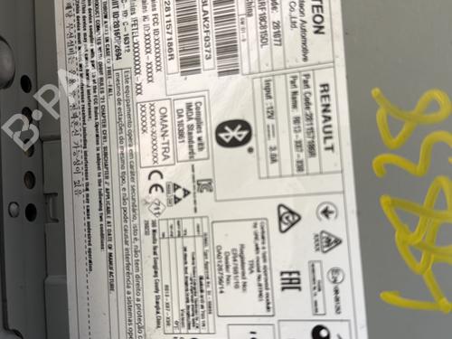 Radio RENAULT CLIO IV (BH_) 0.9 TCe 75 (BHNP) | BP27257028E6 