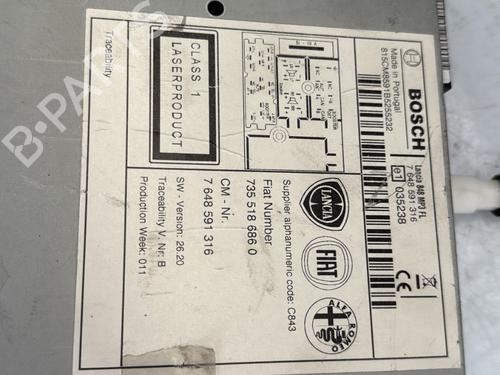 Radio LANCIA MUSA (350_) 1.3 D Multijet (350.AXM11, 350.AXM1A, 350.AXI1A) | BP24433565E6 