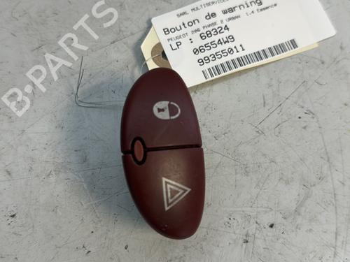 Used Warning switch PEUGEOT 206 Hatchback (2A/C) 1.4 i (75 hp) 22709587