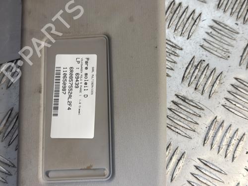 Right sun visor VW POLO V (6R1, 6C1) 1.6 TDI | BP28110208I2 
