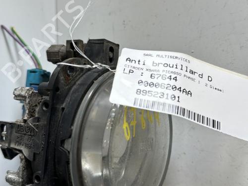 Used Right front fog light CITROËN XSARA PICASSO (N68) 2.0 HDi (90 hp) 21346304