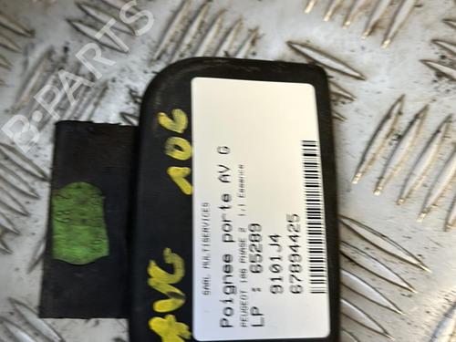 Used Front left exterior door handle PEUGEOT 106 II (1A_, 1C_) 1.1 i (60 hp) 21340753
