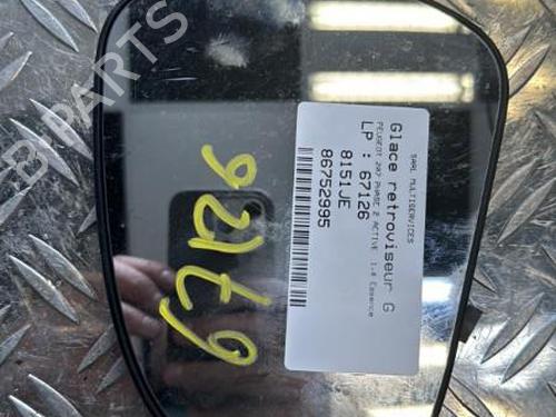 Used Left mirror glass PEUGEOT 207 (WA_, WC_) 1.4 (73 hp) 21341734