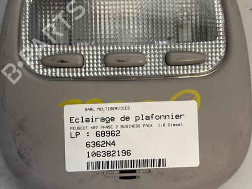 Used Interior roof light PEUGEOT 407 (6D_) 1.6 HDi 110 (6D9HZC, 6D9HYC) (109 hp) 26056468