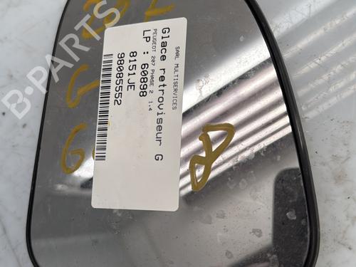 Used Left mirror glass PEUGEOT 207 SW (WK_) 1.4 16V (95 hp) 22316599