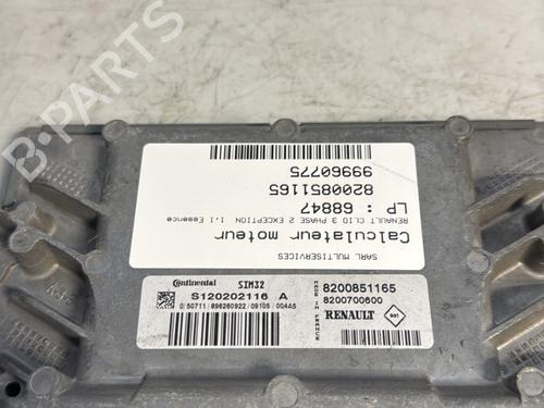 Engine control unit (ECU) RENAULT CLIO III (BR0/1, CR0/1) 1.2 16V (BR0P, CR0P) | BP23798532M57 