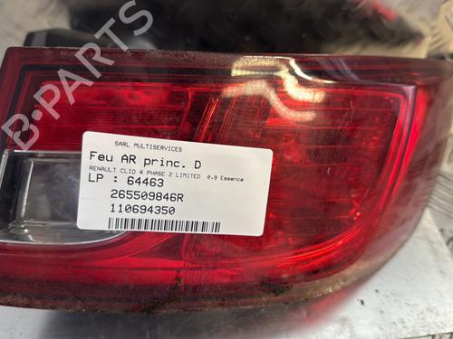 Used Right taillight RENAULT CLIO IV (BH_) 0.9 TCe 90 (BHNF, BHMA, BHMH, BHJK, BHJR) (90 hp) 28124180