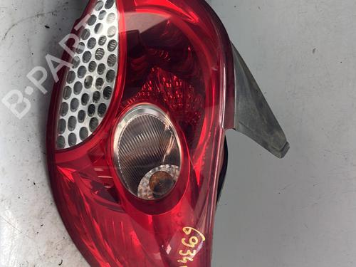 Used Right taillight PEUGEOT 206+ (2L_, 2M_) 1.1 (60 hp) 25269418