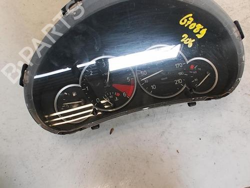 Instrument cluster PEUGEOT 206 Hatchback (2A/C) 2.0 HDI 90 | BP21357800C47 