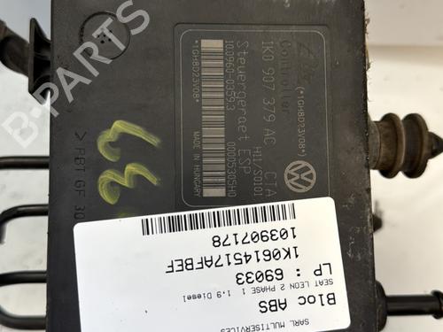Used ABS pump SEAT LEON (1P1) 1.9 TDI (105 hp) 24638922