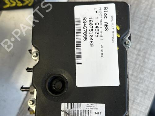 Used ABS pump PEUGEOT 5008 (0U_, 0E_) 1.6 HDi (110 hp) 21340587