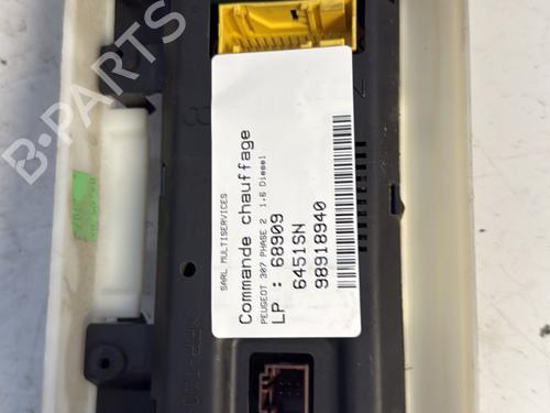 Used Climate control PEUGEOT 307 (3A/C) 1.6 HDi 110 (109 hp) 22596706