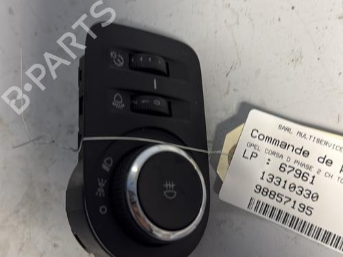 Used Headlight switch OPEL CORSA D (S07) 1.2 (L08, L68) (86 hp) 22596546