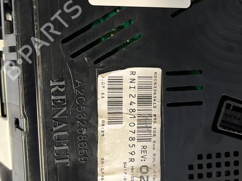 Instrument cluster RENAULT MEGANE III Hatchback (BZ0/1_, B3_) 1.5 dCi (BZ09, BZ0D, BZ1W, BZ29, BZ14) | BP24408355C47 