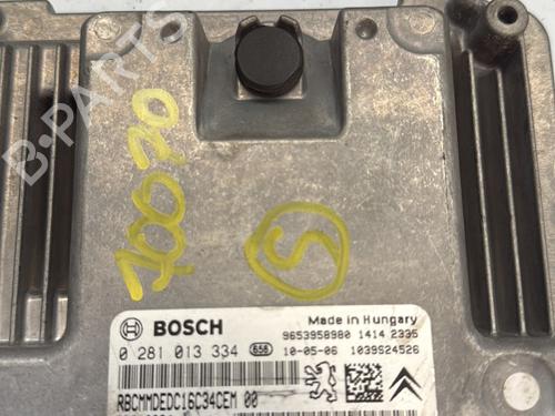 Used Engine control unit (ECU) CITROËN C4 Grand Picasso I (UA_) 1.6 HDi (109 hp) 27593894