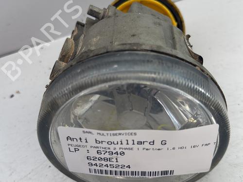 Used Left front fog light PEUGEOT PARTNER Tepee 1.6 HDi (109 hp) 21332071