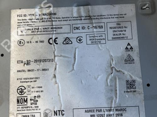 Radio PEUGEOT 208 II (UB_, UP_, UW_, UJ_) 1.2 PureTech 100 | BP24846808E6 