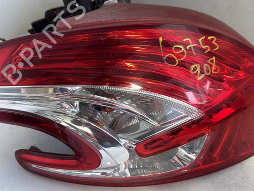 Used Left taillight PEUGEOT 208 I (CA_, CC_) 1.6 HDi (92 hp) 26388242