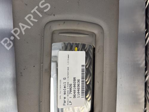 Used Left sun visor RENAULT MEGANE III Hatchback (BZ0/1_, B3_) 1.5 dCi (86 hp) 28016233