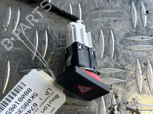 Used Warning switch VW GOLF VI (5K1) 1.4 TSI (122 hp) 21330562