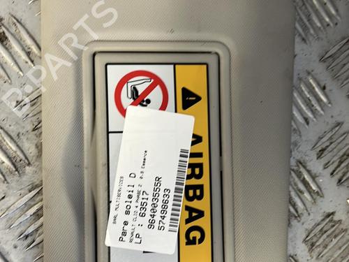 Used Right sun visor RENAULT CLIO IV (BH_) 0.9 TCe 90 (BHNF, BHMA, BHMH, BHJK, BHJR) (90 hp) 21331323