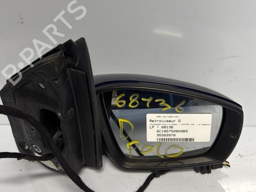 Used Right mirror VW POLO V (6R1, 6C1) 1.2 TSI (105 hp) 21347770