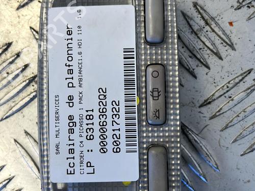Used Interior roof light CITROËN C4 Picasso I MPV (UD_) 1.6 HDi (109 hp) 21330943