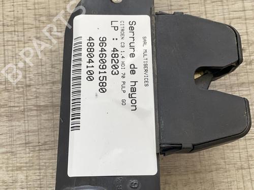Used Tailgate lock CITROËN C3 I (FC_, FN_) 1.4 HDi (68 hp) 21343488