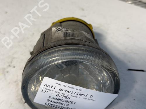 Right front fog light CITROËN BERLINGO MULTISPACE (B9) 1.6 HDi 110 | BP21355627C31 
