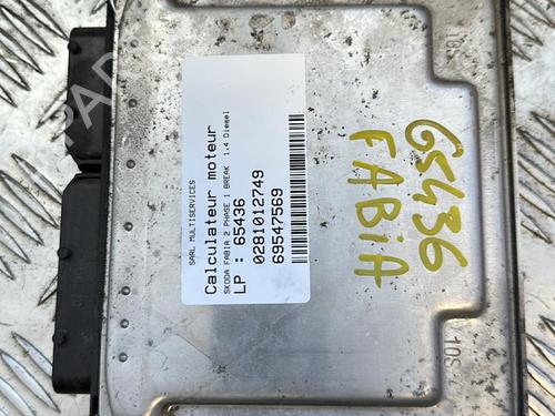 Engine control unit (ECU) SKODA FABIA II Combi (545) 1.4 TDI | BP21356344M57 