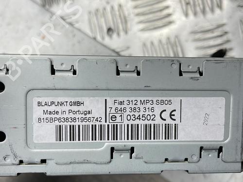 Used Radio FIAT 500 (312_) 1.2 (312AXA1A) (69 hp) 21347518