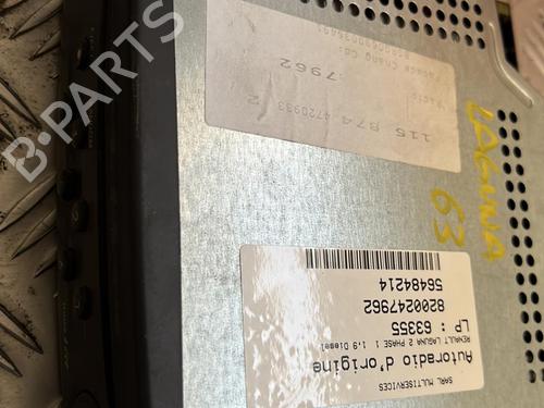 Used Radio RENAULT LAGUNA II (BG0/1_) 1.9 dCi (BG08, BG0G) (120 hp) 21355165