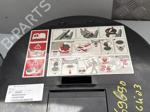 Reservehjul kit RENAULT CLIO III (BR0/1, CR0/1) 1.2 16V (BR02, BR0J, BR11, CR02, CR0J, CR11) (75 hp) 25124516