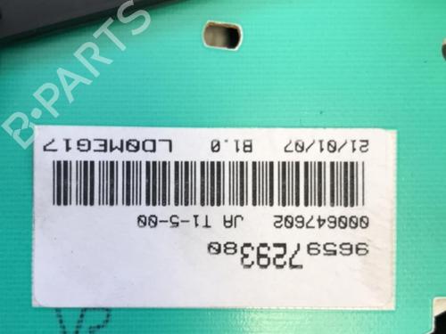 Used Instrument cluster PEUGEOT 206 SW (2E/K) 1.4 HDi (68 hp) 21347332