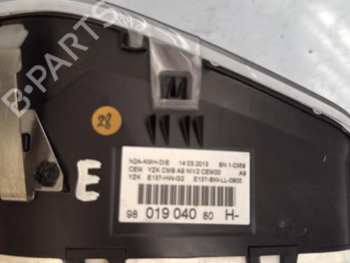 Instrument cluster PEUGEOT 208 I (CA_, CC_) 1.4 HDi | BP23845124C47 