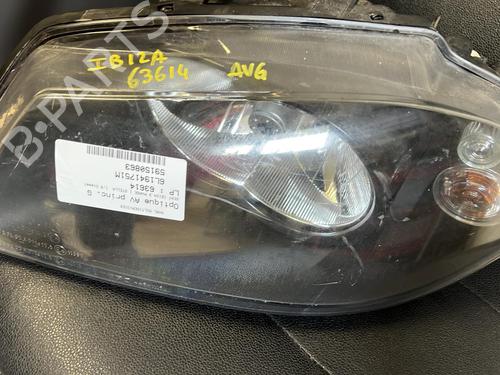 Used Left headlight SEAT IBIZA III (6L1) 1.9 TDI (100 hp) 21354705