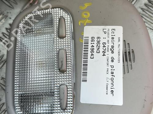 Used Interior roof light PEUGEOT 407 (6D_) 1.8 16V (6D6FYC) (125 hp) 21349011