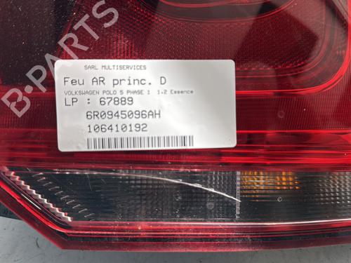 Right taillight VW POLO V (6R1, 6C1) 1.2 | BP26131993C35 