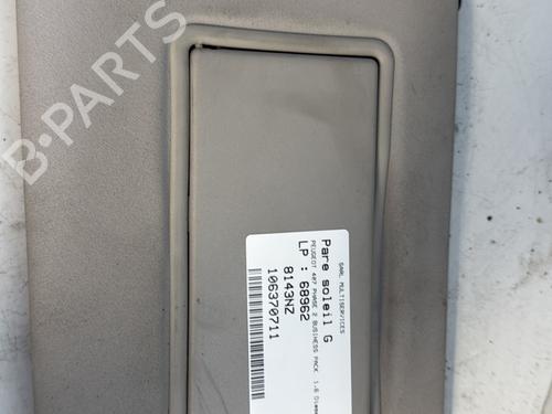 Used Left sun visor PEUGEOT 407 (6D_) 1.6 HDi 110 (6D9HZC, 6D9HYC) (109 hp) 26040689